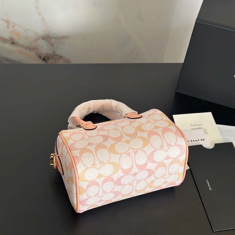 Coach Sherbet Gradient Monogram Mini Satchel - Picture 8 of 9